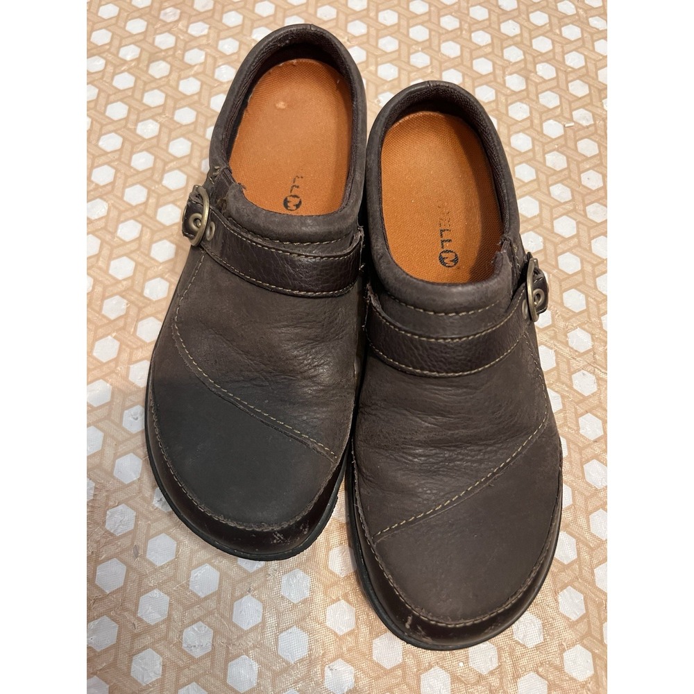 Merrell Dassie Brown Leather Slip On Buckle Loafers Shoes Size 7